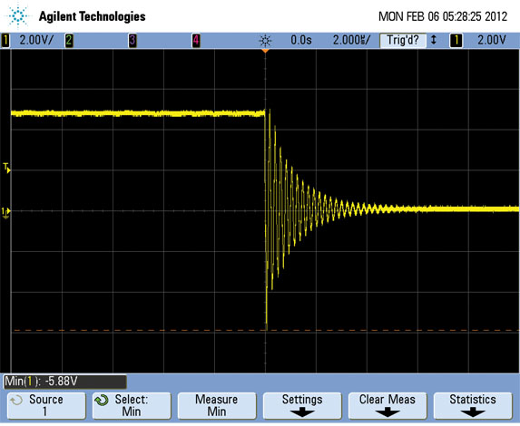 Switch from open to ground Switch from open to ground